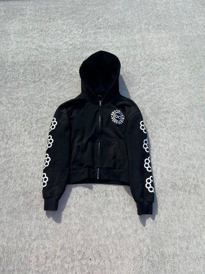 'Midnight Black' Infinity Zip-Up (Pre-Order)