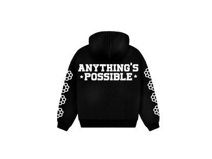 'Midnight Black' Infinity Zip-Up (Pre-Order)